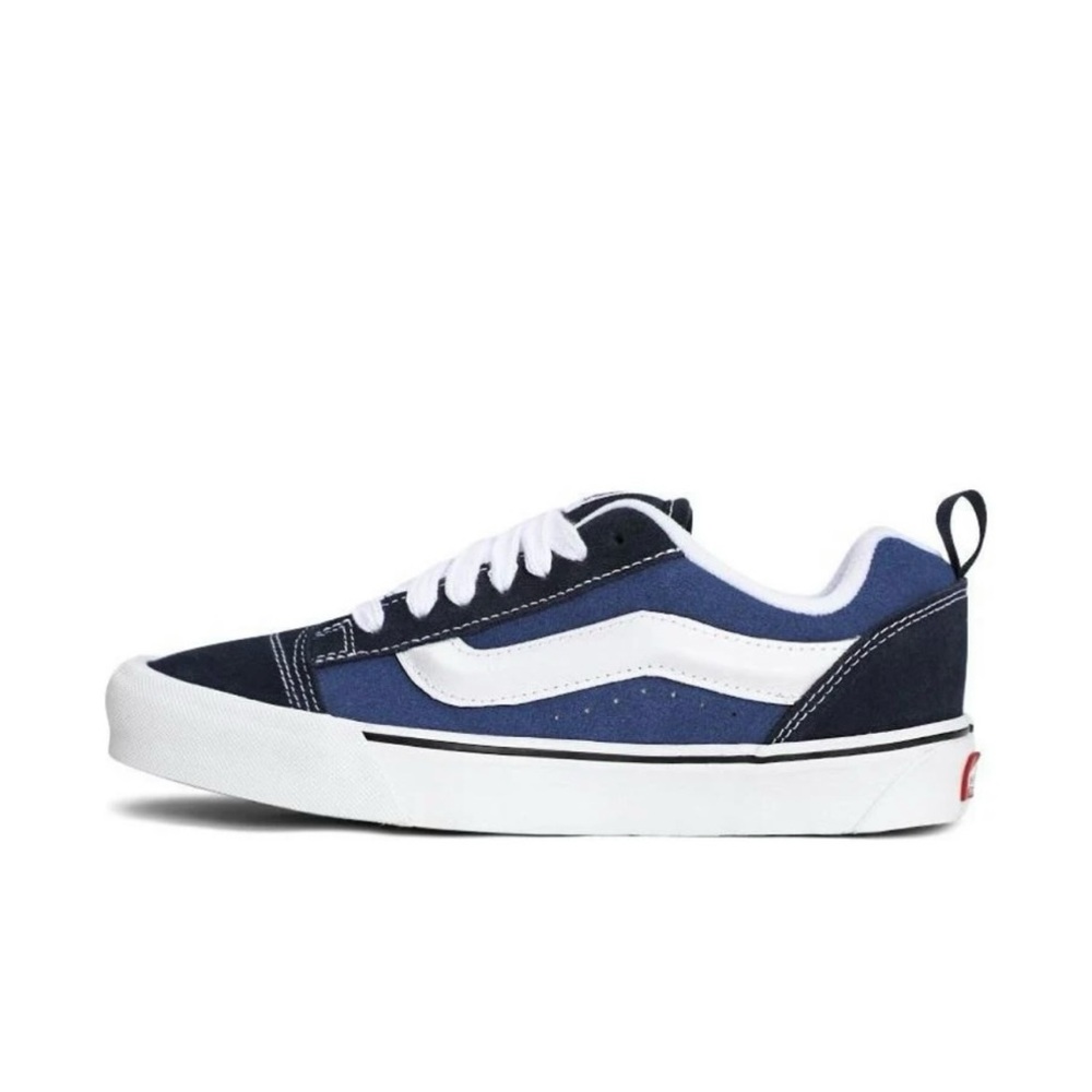 Vans Knu Skool Skate Shoes Navy/True White VN0009QCNWD